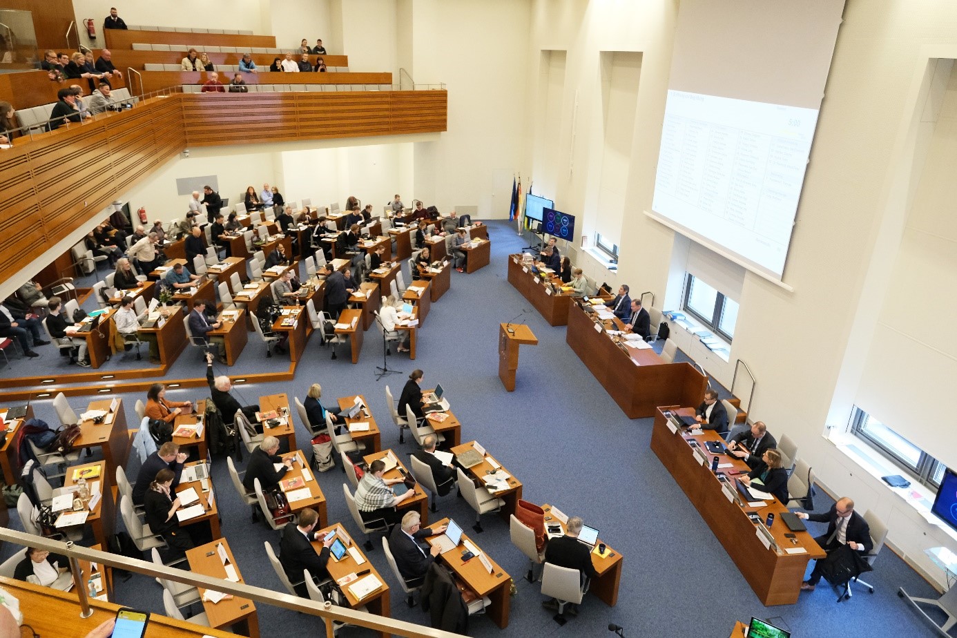 City Council Resolution in the Council Plenary Hall.